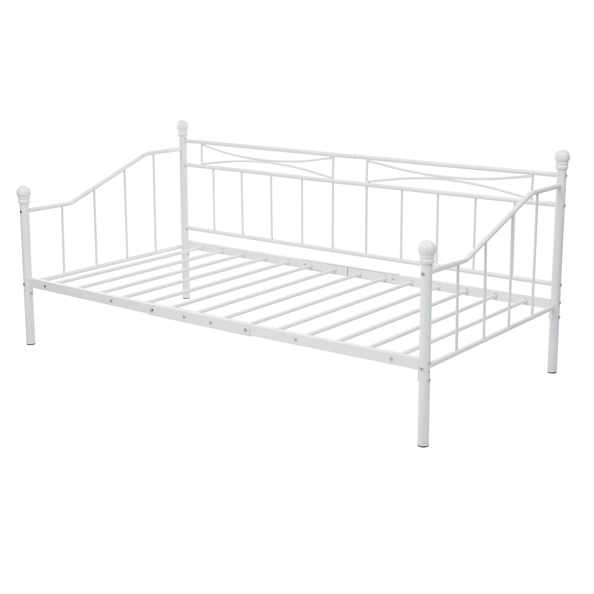 【急速出荷!】【新作】【ホワイト】シングルベッド パイプベッド ベッド シングル ベッドフレーム 一人暮らし 収納 1人用 おしゃれ 風 子供部屋 大人用 スチール 耐震