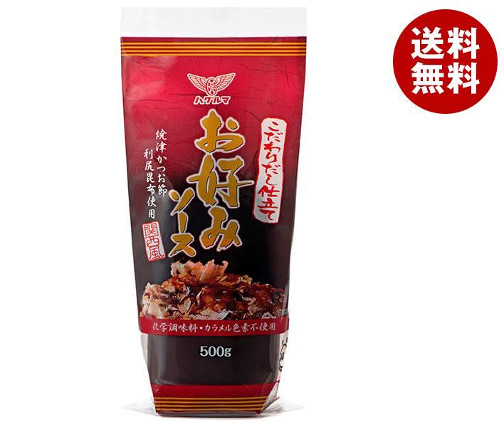 ハグルマ こだわりだし仕立て お好みソース 関西風 500g*12本入*(2ケース)