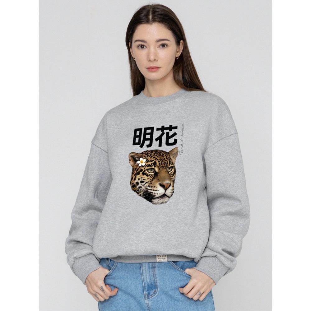 GRAVERフラワーリアルヒョウセンターマントゥマングレー