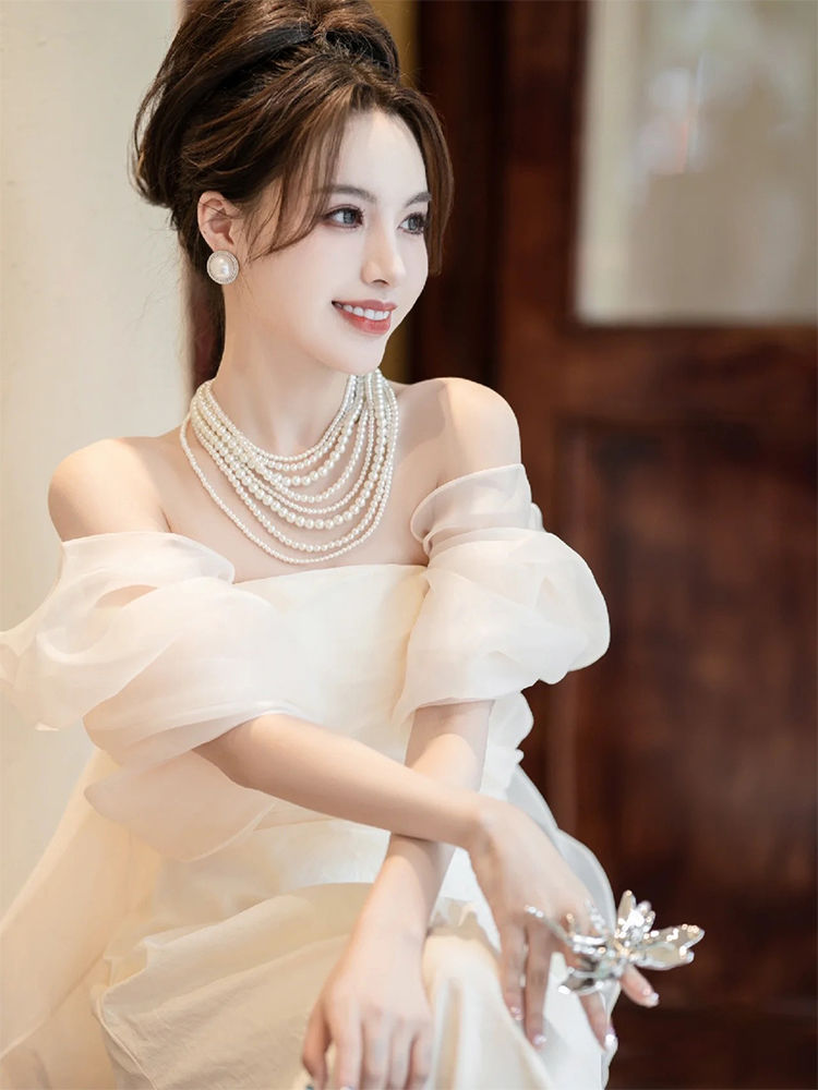 ドレス イブニングガウン2024新しいパーティースリムなディナーイブニングガウン チャンスをつかんですぐになくなる