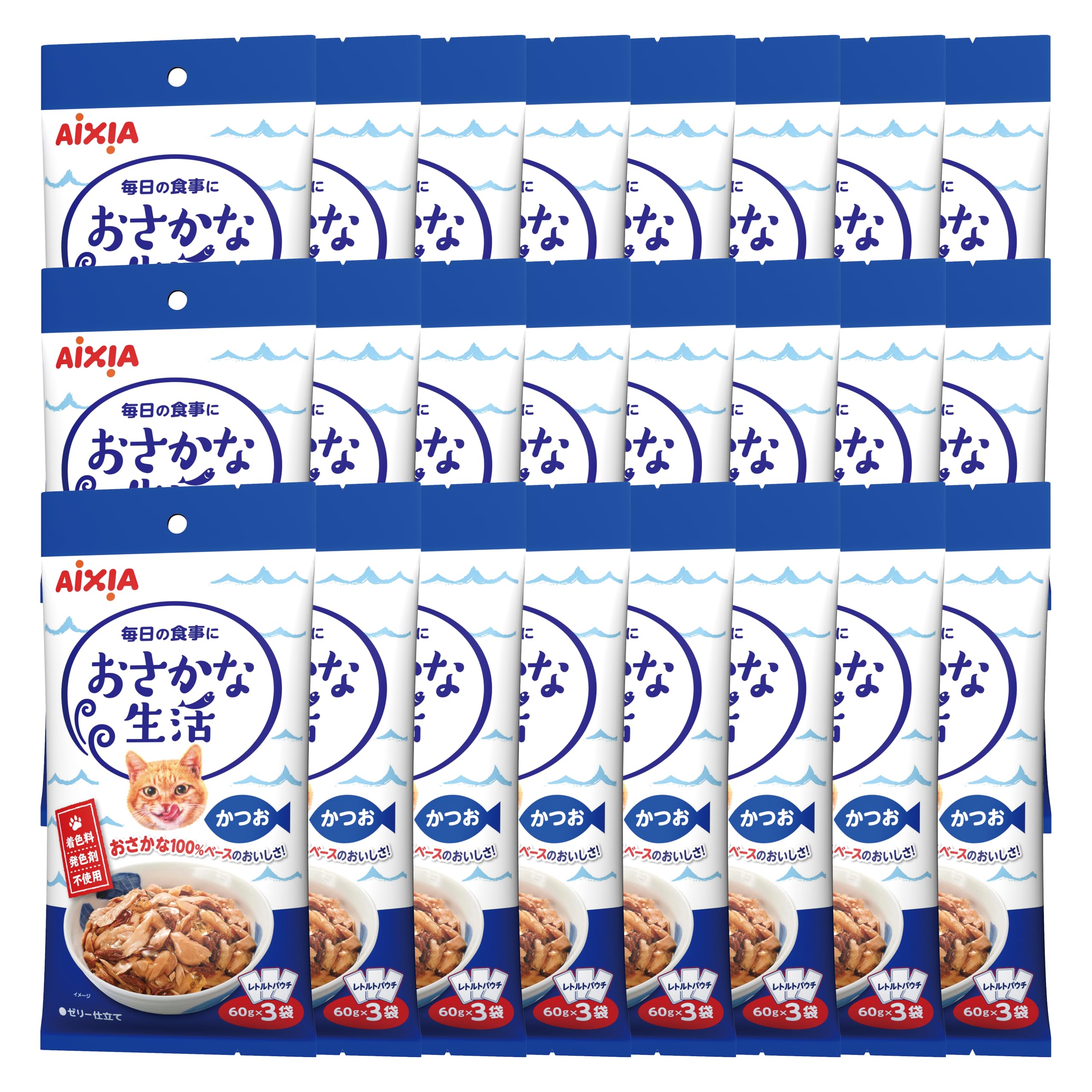 おさかな生活 アイシア かつお 180g 24個セット