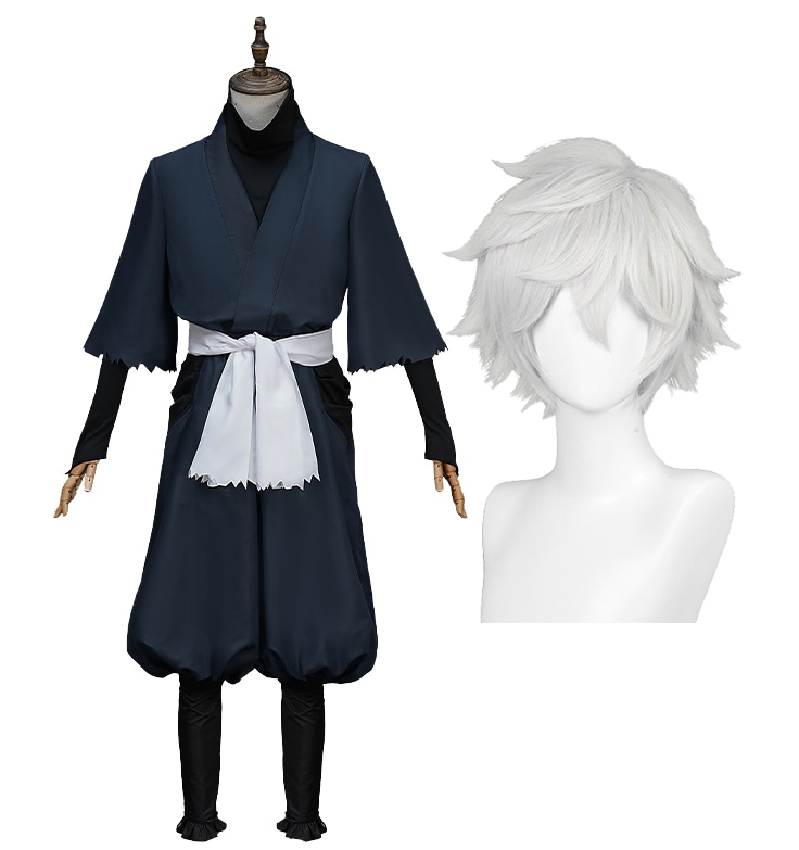 画眉丸 コスプレ衣装 地獄楽 画眉丸 ウィッグ付き イベント パーティー 変装 演出服 祝日 贈り物 クリスマス パーティー 文化祭