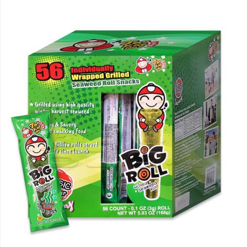 Taokaenoi タオケノイ ビッグロール海苔スナック　168ｇ（3g x 56個）