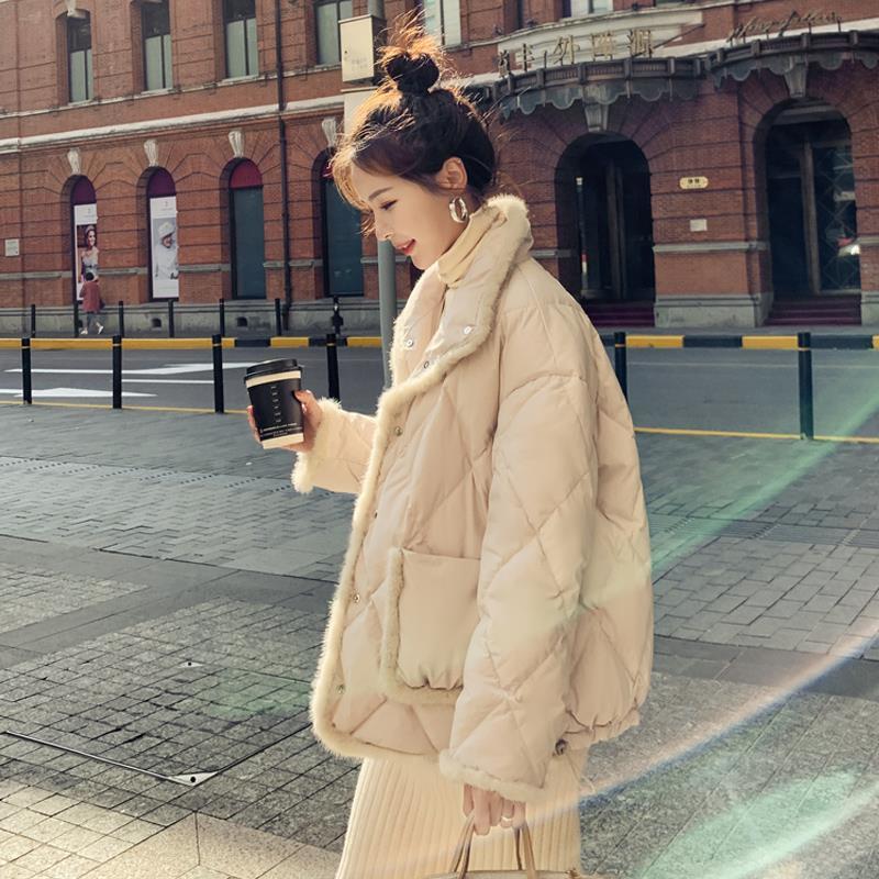 Lingge コットン コート レディース 冬 ショート スタイル 新しい香港スタイル ライトとベルベットのコットン コート 小さなコットン ジャケット