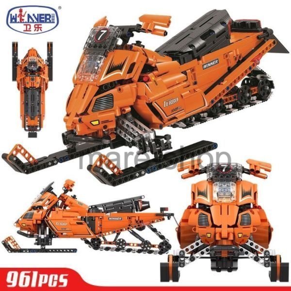 ブロック レゴ 互換 レゴ互換 テクニック スノーモービル 玩具 プレゼント