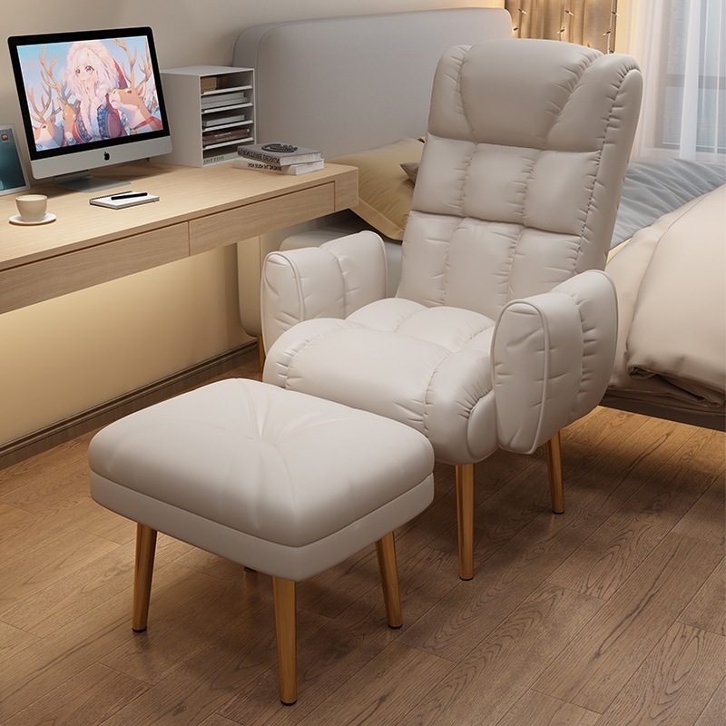 コンピューターチェアソファ椅子怠zyなホーム長シッティングスタディチェアエルゴノミックチェアバックリクライニングデスクシート