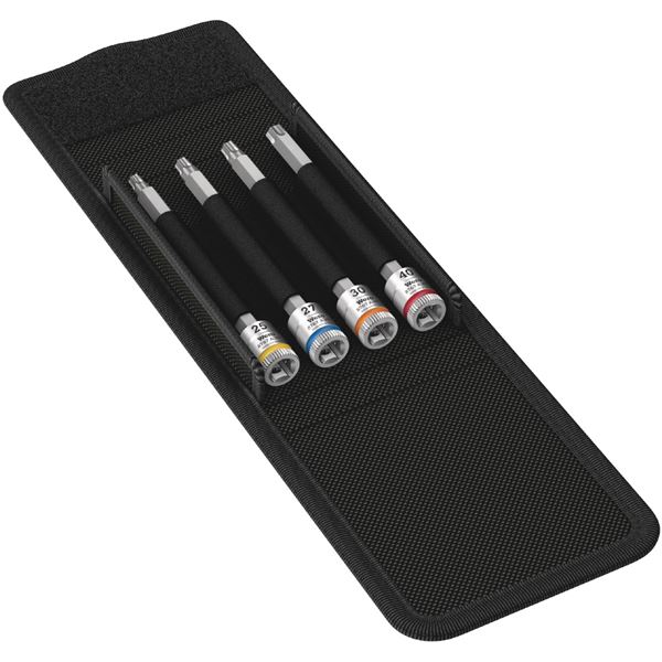 WERA ヴェラ 差込角1/4DR 4個入り ロング ビットソケット 003375 工具 ツール DIY 作業工具 道具