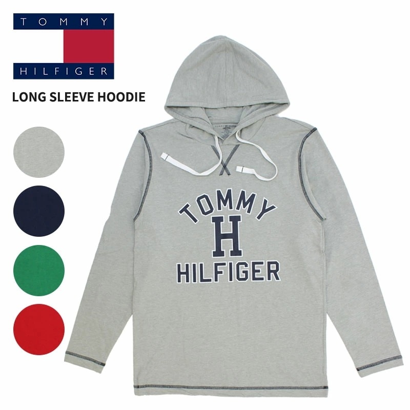 トミーヒルフィガー TOMMY HILFIGER フーディー ロングTシャツ 長袖 トップス カットソー 09t4266