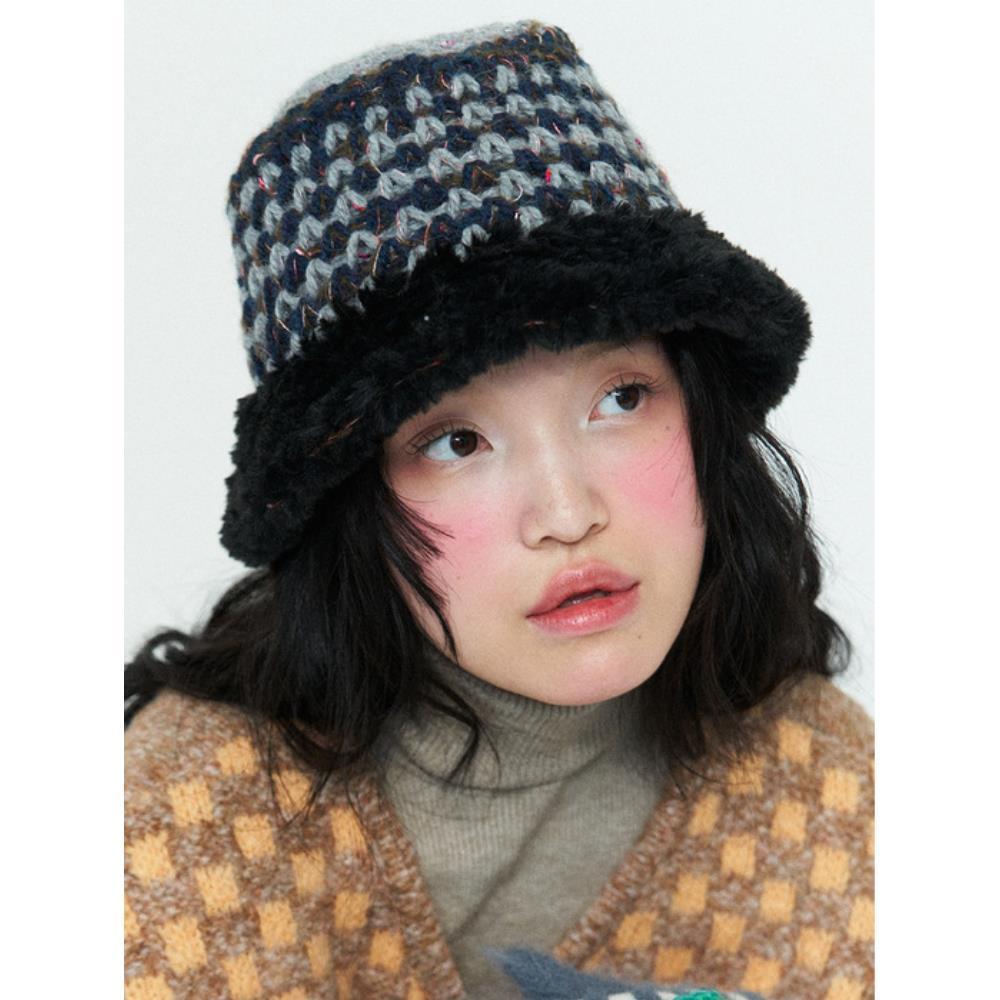 MISU A BARBE [Exclusive] WALL FURRY HAT BLACK
