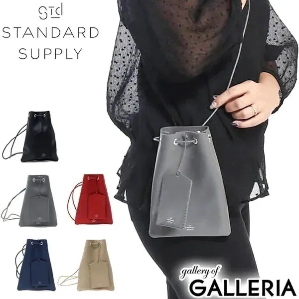 セール 正規取扱店 スタンダードサプライ ショルダーポーチ STANDARD SUPPLY 巾着 本革 PAL パル ドローストリングポーチ レザー 革 レディース メンズ