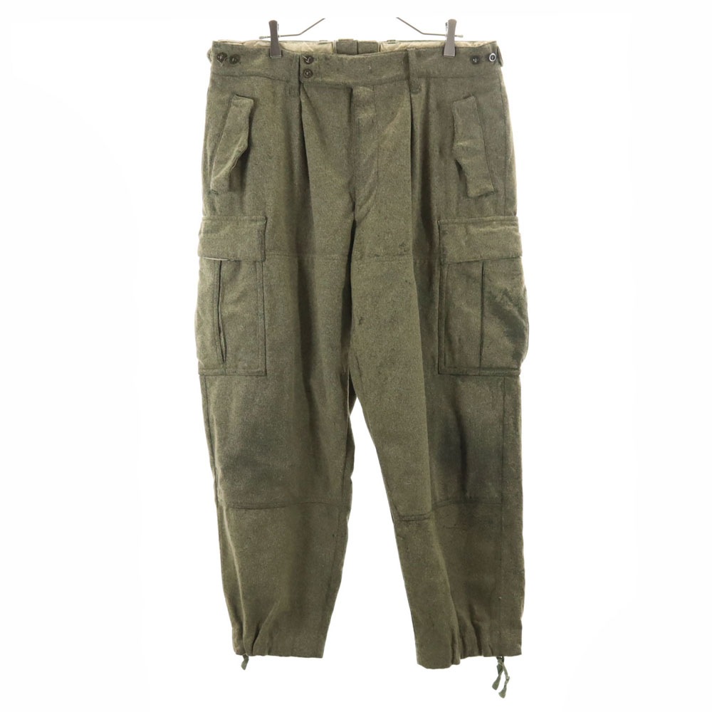 ドイツ軍 ダブルニー カーゴパンツ 14 オリーブ GERMAN MILITARY ミリタリー メンズ