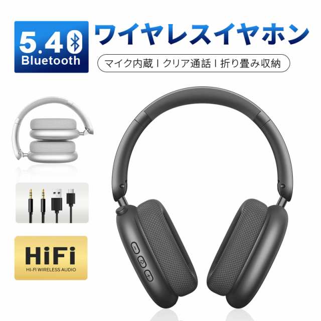 ワイヤレスヘッドホン ヘッドセット Bluetooth5.4 超低遅延 自動ペアリング ノイズキャンセリング クリア通話 有線無線両用 USB充電 【PL保険加入済み製品・安心】
