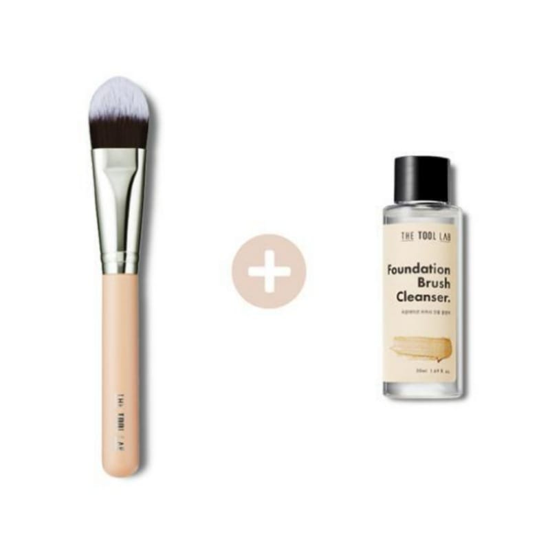 105ファンデーションブラシ企画 (ブラシ+ファンデーションブラシクレンザー)
