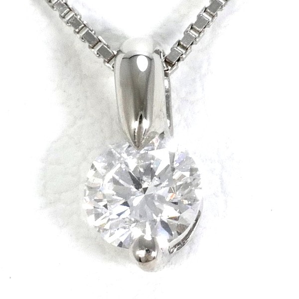 PT900 プラチナ PT850 ネックレス ダイヤ 約41cm ジュエリー 中古