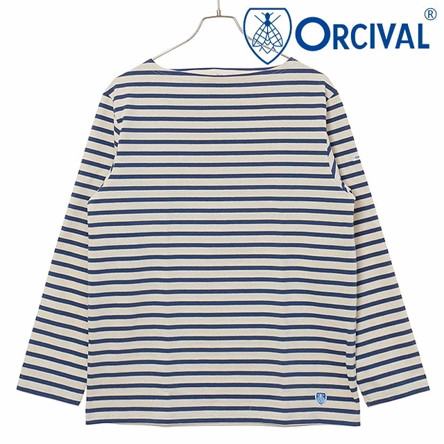 ボートネック ロングスリーブプルオーバー [#B211] BOAT NECK L/S P.O. メンズ・レディース トップス カットソー 長袖Tシャツ ボーダー ECRU/INDIGO 正規取扱店
