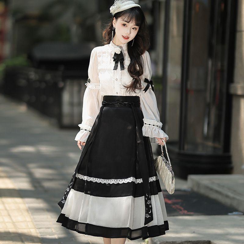 【新品追加】【最安値挑戦】 チャイナ 漢服 ロリィタ ロリータコスプレ チャイナ ロリ 中華 仮装 チャイナドレス ミニ ドレス ファッション 余興 可愛い ロリータファッション-43