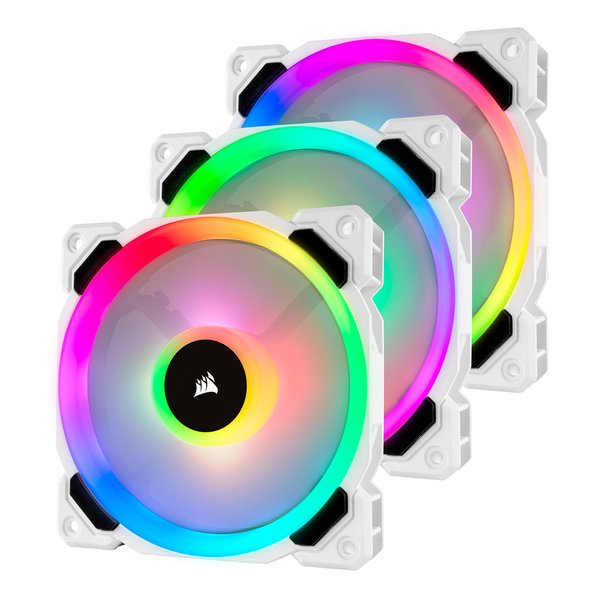 LL120 RGB -White- Triple Pack PCケースファン 12cm FN1280 CO-9050092-WW