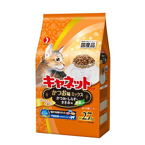 チップ キャットフード かつお味ミックス 2.7キログラム (x 1)