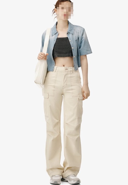 ウォッシュド デニム シャツ [SKY BLUE]