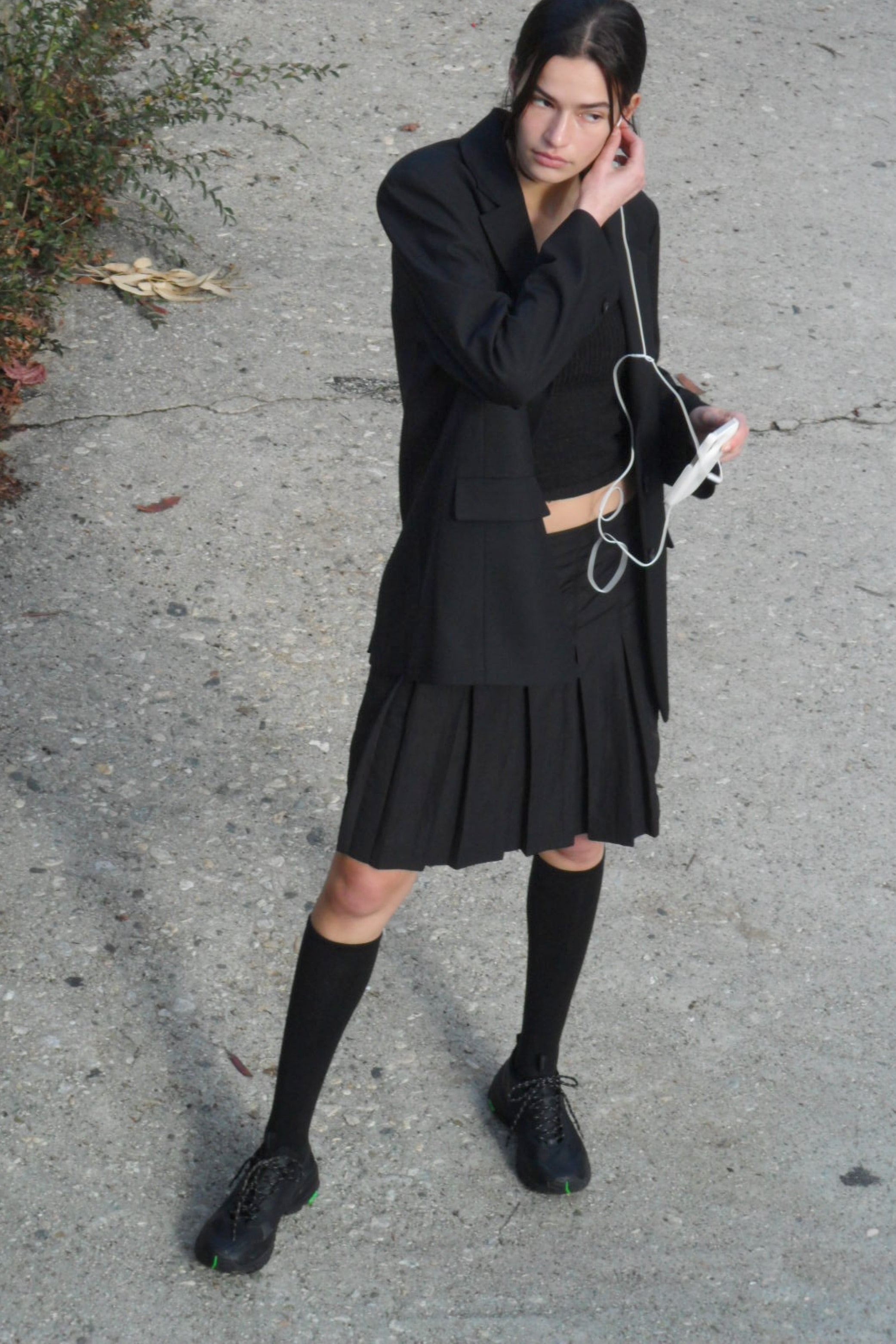 【LOW CLASSIC】 Lc T-1 VIBRAM SNEAKERS : BLACK