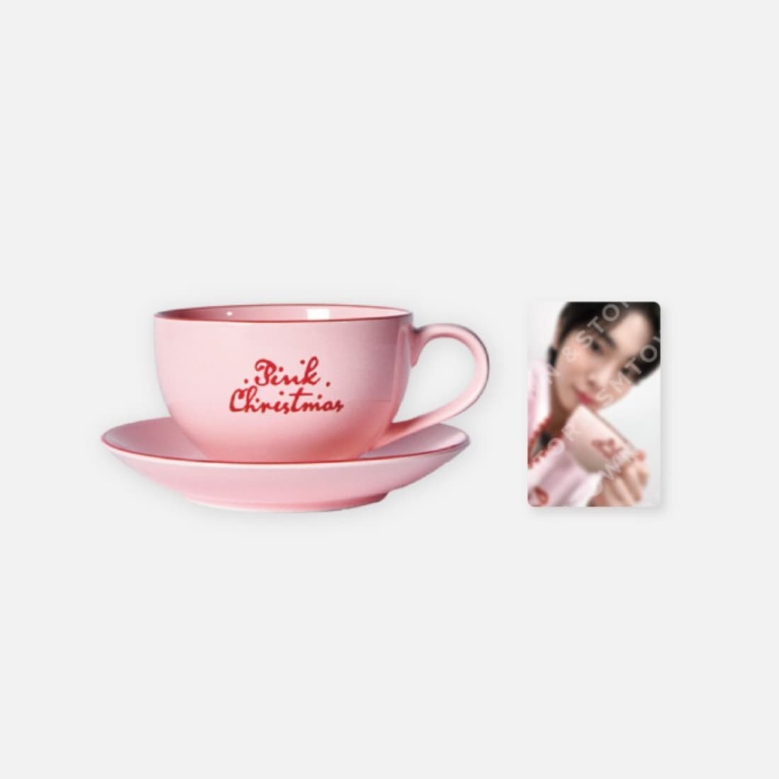 [公式] SHINee 2024 PINK CHRISTMAS CUP & SAUCER SET