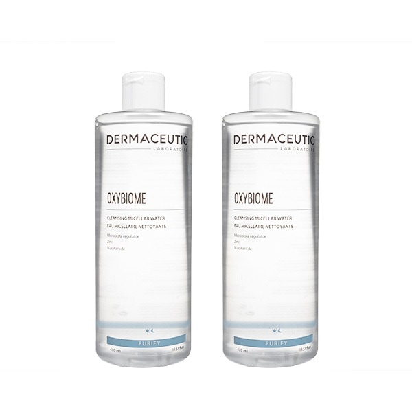 オキシビオームクレンジングミセラーウォーター 400ml 2本 ダーマシューティック Dermaceuticr 拭き取り化粧水 無香料 海外発送 日時指定不可 ヤマト国際便発送