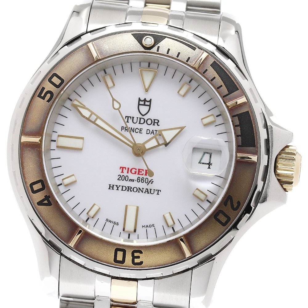 チュードル TUDOR 89193P タイガー プリンスデイト ハイドロノート デイト 自動巻き メンズ _951017【中古】