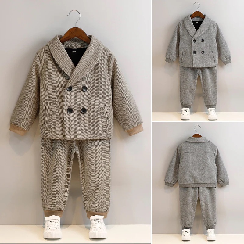 子供用 カジュアル スーツ セット スーツ 赤ちゃん フラワーボーイ 礼服 1歳 誕生日 発表会 衣装