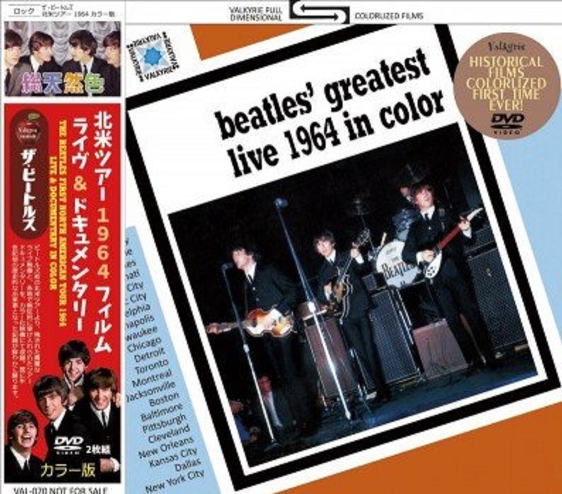 THE BEATLES / GREATEST LIVE 1964 IN COLOR (2DVD)