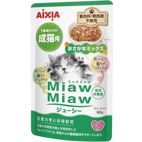 MiawMiaw�W���[�V�[ �������ȃ~�b�N�X 60g