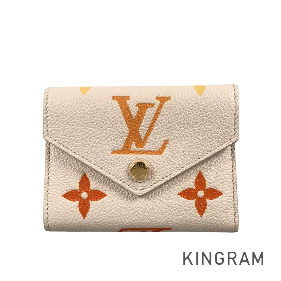 モノグラム アンプラント ポルトフォイユ ヴィクトリーヌ M82202 三つ折り財布 sh【中古】