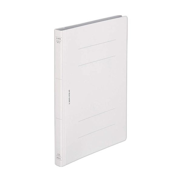 (まとめ) ライオン事務器 フラットファイル(環境)樹脂押え具 B5タテ 150枚収容 背幅18mm 無着色 A-521KB5S 1冊 (×30セット)