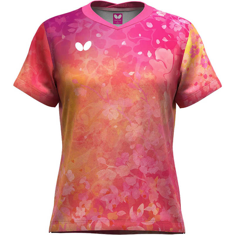 バタフライ　卓球用品 Butterfly レディース ルイネス・シャツ ロゼ XO　47199