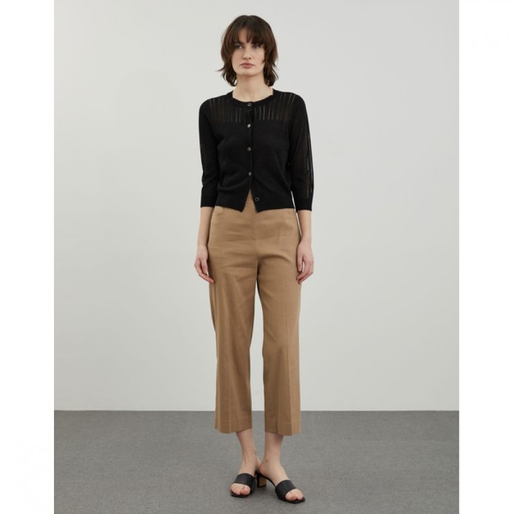 [オリビアローレン] ウエストバンディングワイドパンツ_VODL4M4341