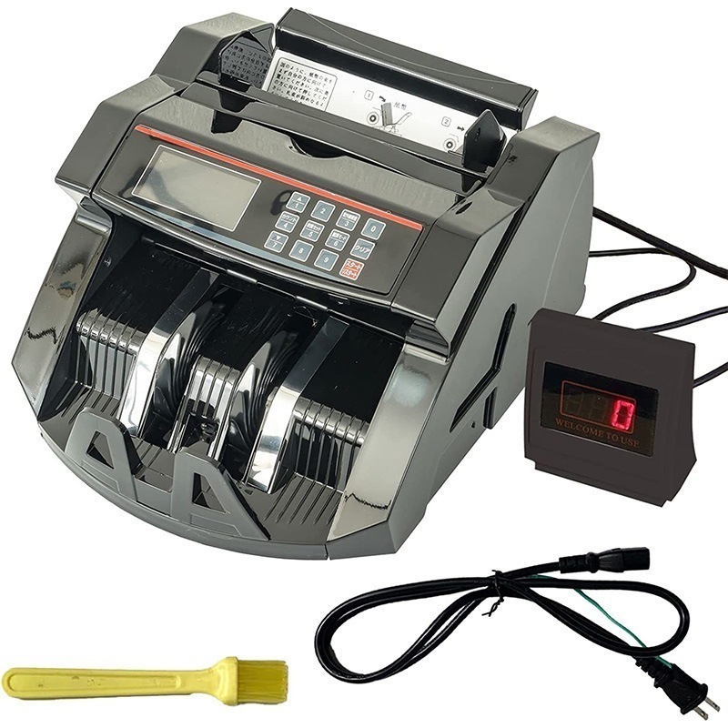 マネーカウンター 偽造検知 紙幣計算機 卓上タイプ お札 カウンター 紙幣カウンター デジタル表示 高速カウント 紙幣数え機 卓上 マネーカウンター 日本語説明書