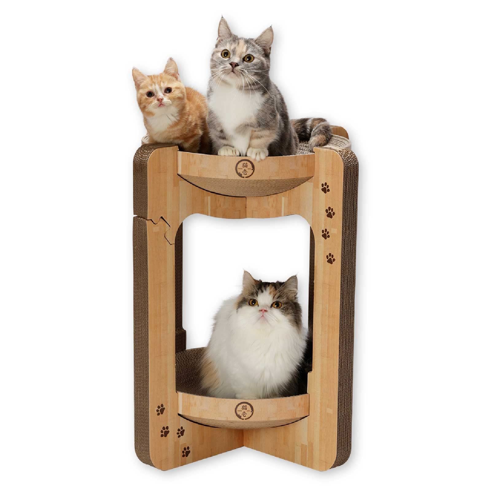 猫壱 バリバリボウルタワー… (XL, ライトブラウン) 5,077円