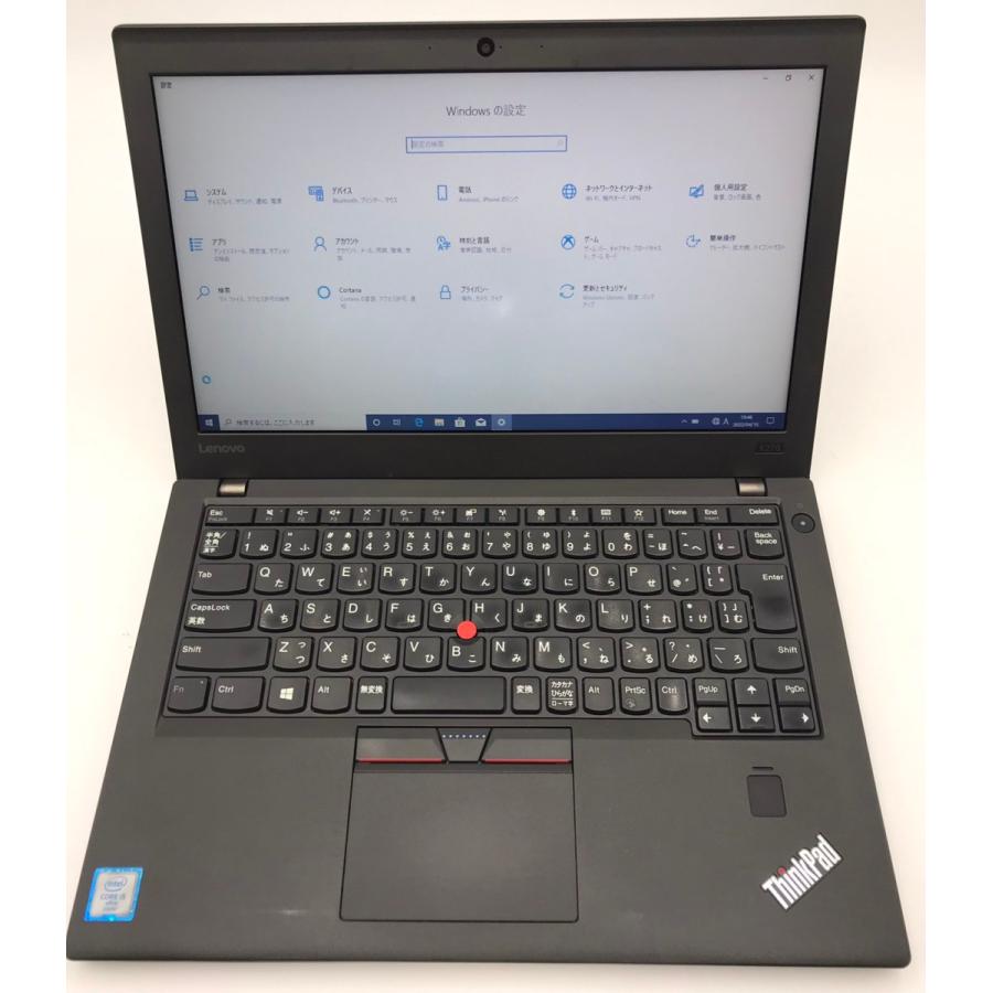 Lenovo ThinkPad X270 Win10 MicrosoftOffice2019搭載 新品SSD240GB 8GB 第6世代 Corei5 12.5型 軽量 45,800円