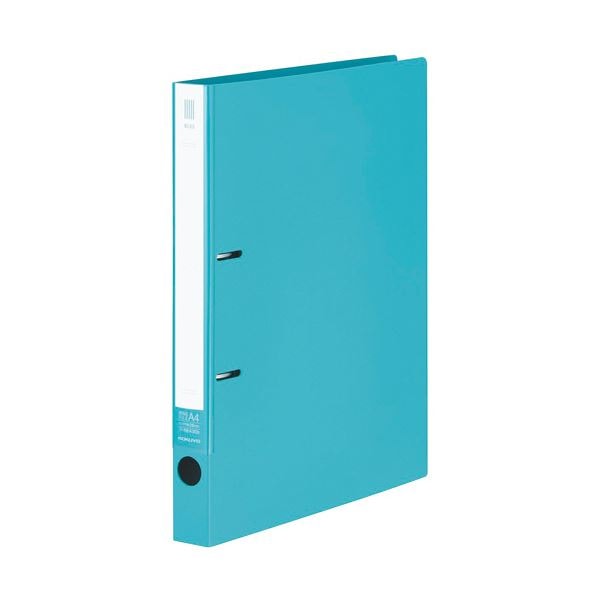 （まとめ）コクヨ リングファイル（NEOS）A4タテ 2穴 220枚収容 背幅33mm ターコイズブルー フ-NE430NB 1セット（10冊） (×3セット)