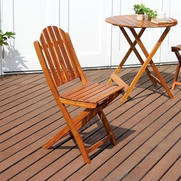 アジアン カフェ風 テラス FLEURシリーズチェア 2脚セットアジアン カフェ風 木製チェア