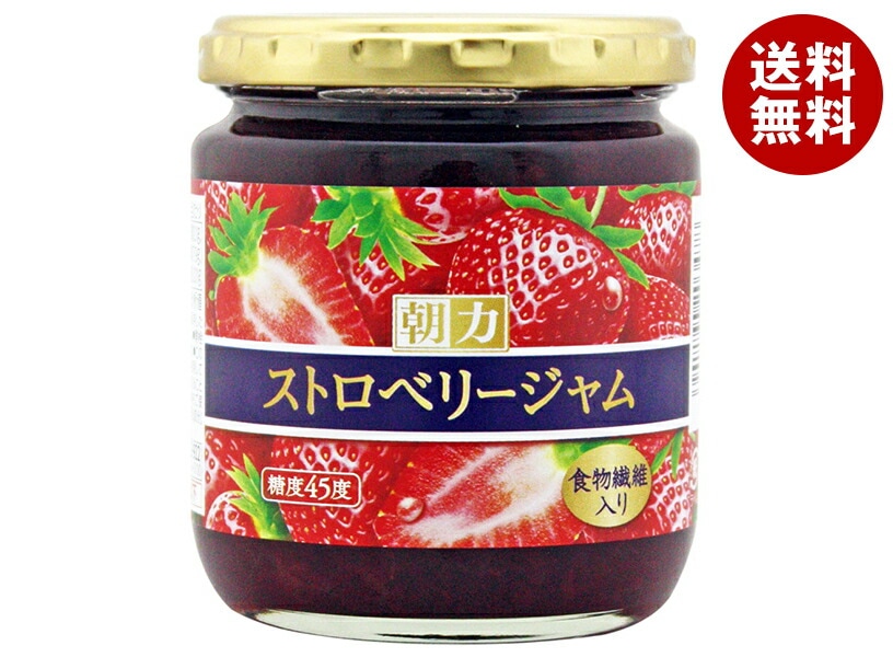 旭フレッシュ モーニングパワー ストロベリージャム 250g瓶×12個入×(2ケース)