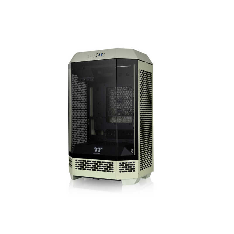THERMALTAKE　PCケース［Micro ATX /Mini-ITX］The Tower 300 Matcha Green　CA-1Y4-00SEWN-00