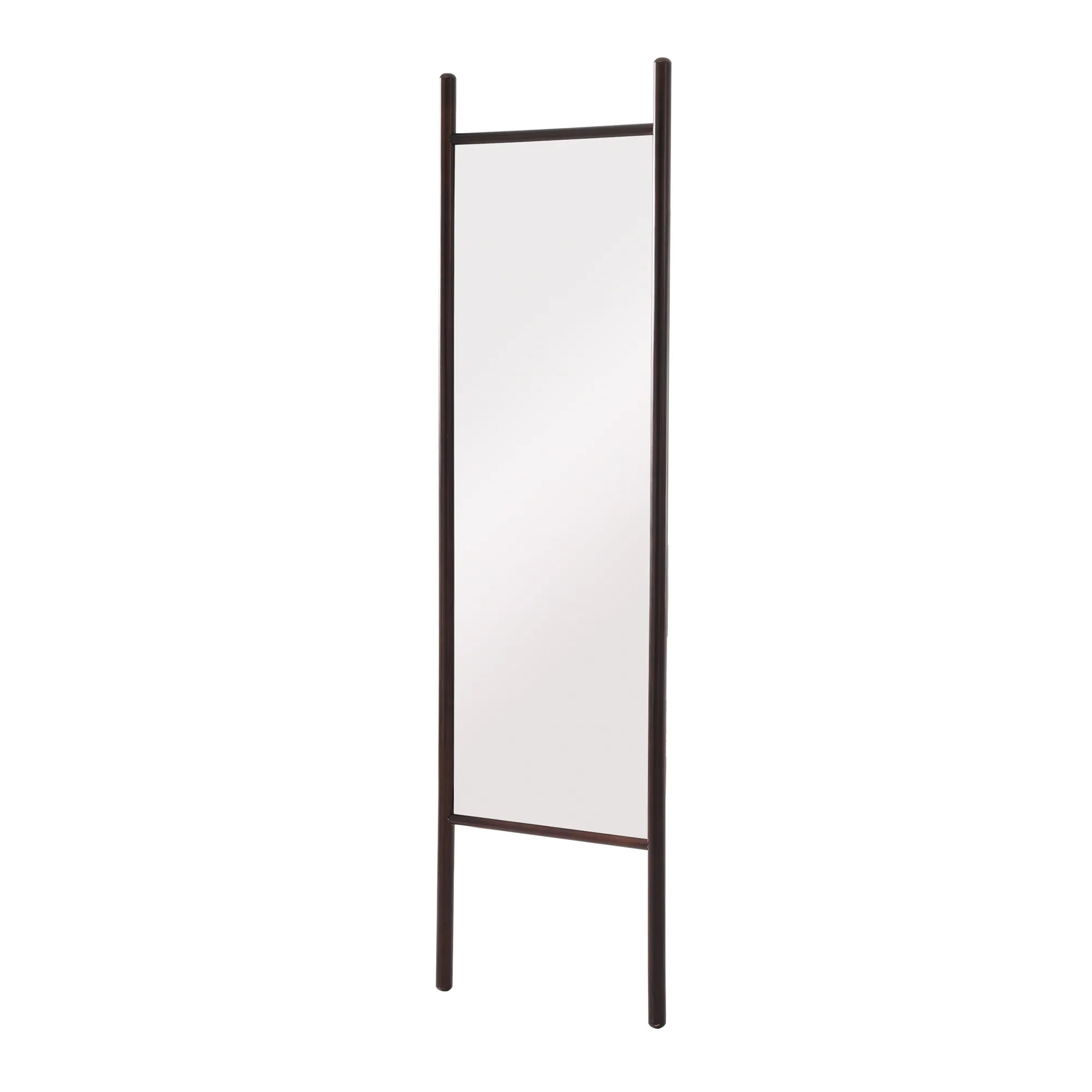 フルミラー 鏡 姿見 スタンドミラー ミラー 立て掛け 壁掛け かがみ 大きいミラー 161×45cm 鏡高さ115×幅38.5cm レトロ パイン材 お洒落 モダン お店 おしゃれ 新生活 天然木