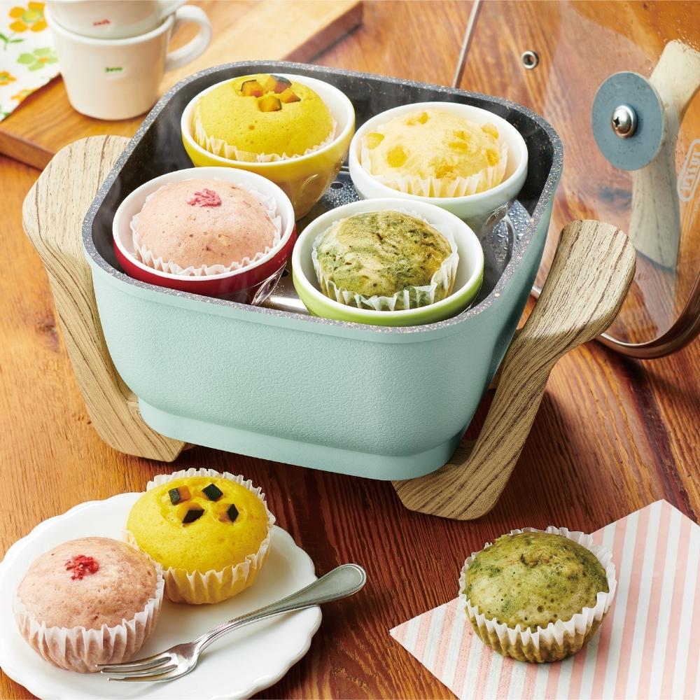 Toffy トフィー コンパクトマルチ電気鍋 一人用 おしゃれ 炊飯 K-HP3