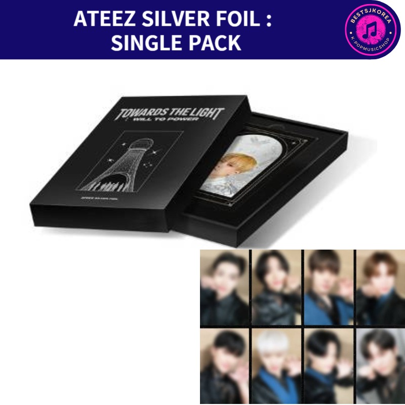 ATEEZ SILVER FOIL : SINGLE PACK