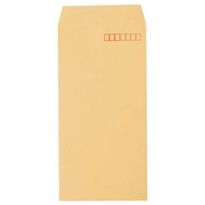 （まとめ） ピース R40再生紙クラフト封筒 テープのり付 長3 70g／m2 枠あり 4370 1パック（100枚） (×10セット)
