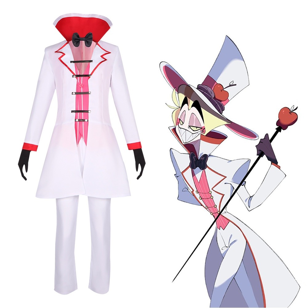 地獄の宿屋のコスプレ衣装Hazbin Hotel地獄の王ルシファーがハロウィンのコスプレ衣装を披露