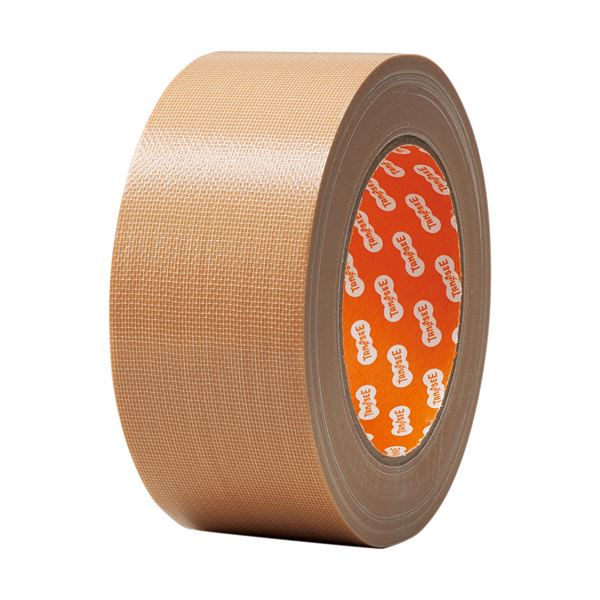 （まとめ） TANOSEE 布テープ 中梱包用 50mm×25m 1巻 (×20セット)