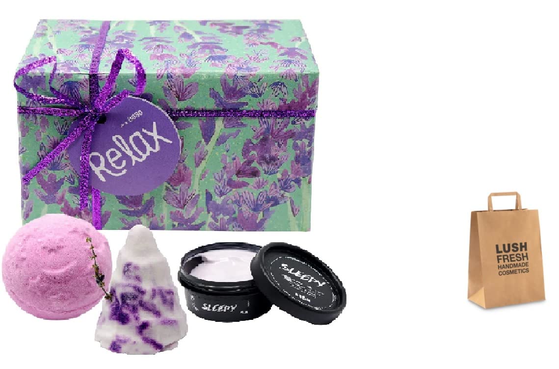 (ラッシュ) LUSH リラックス Relax ギフトセット ショップバッグ付き 10,052円