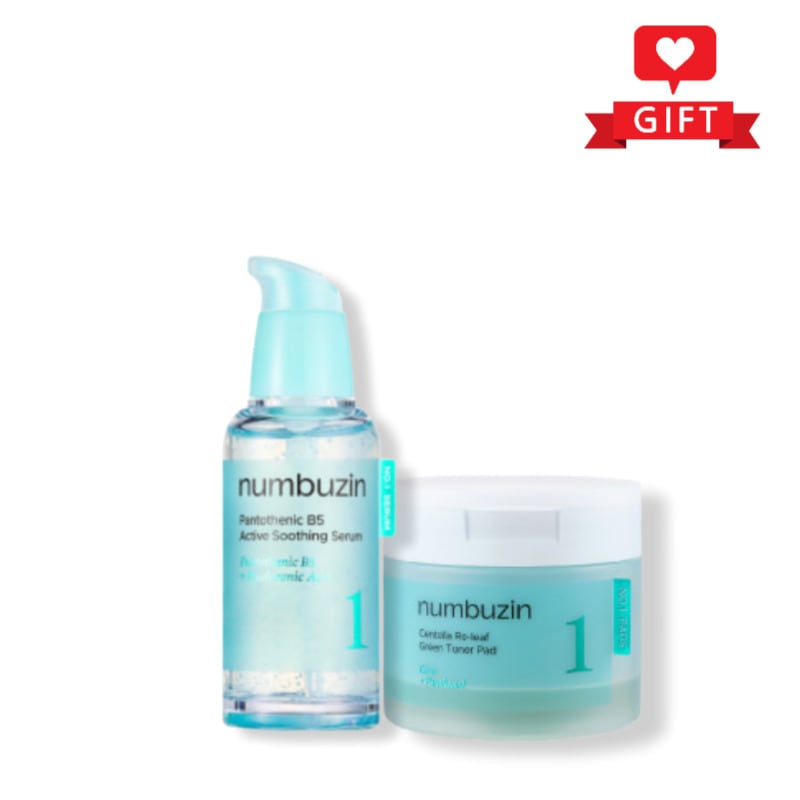 水分鎮静 1番ライン 2種セット (スージングセラム50ml + グリーンパッド70枚) / 鎮静ケア / 保湿化粧水 / 敏感肌おすすめ