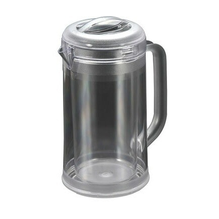 （まとめ買い）本間冬治工業 BK ノンウェットピッチャー 1.7L クリアー [x3]
